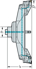 Immagine di Boring XT - Double edged roughboring tool B5460 • Modular NCT adaptor • metric